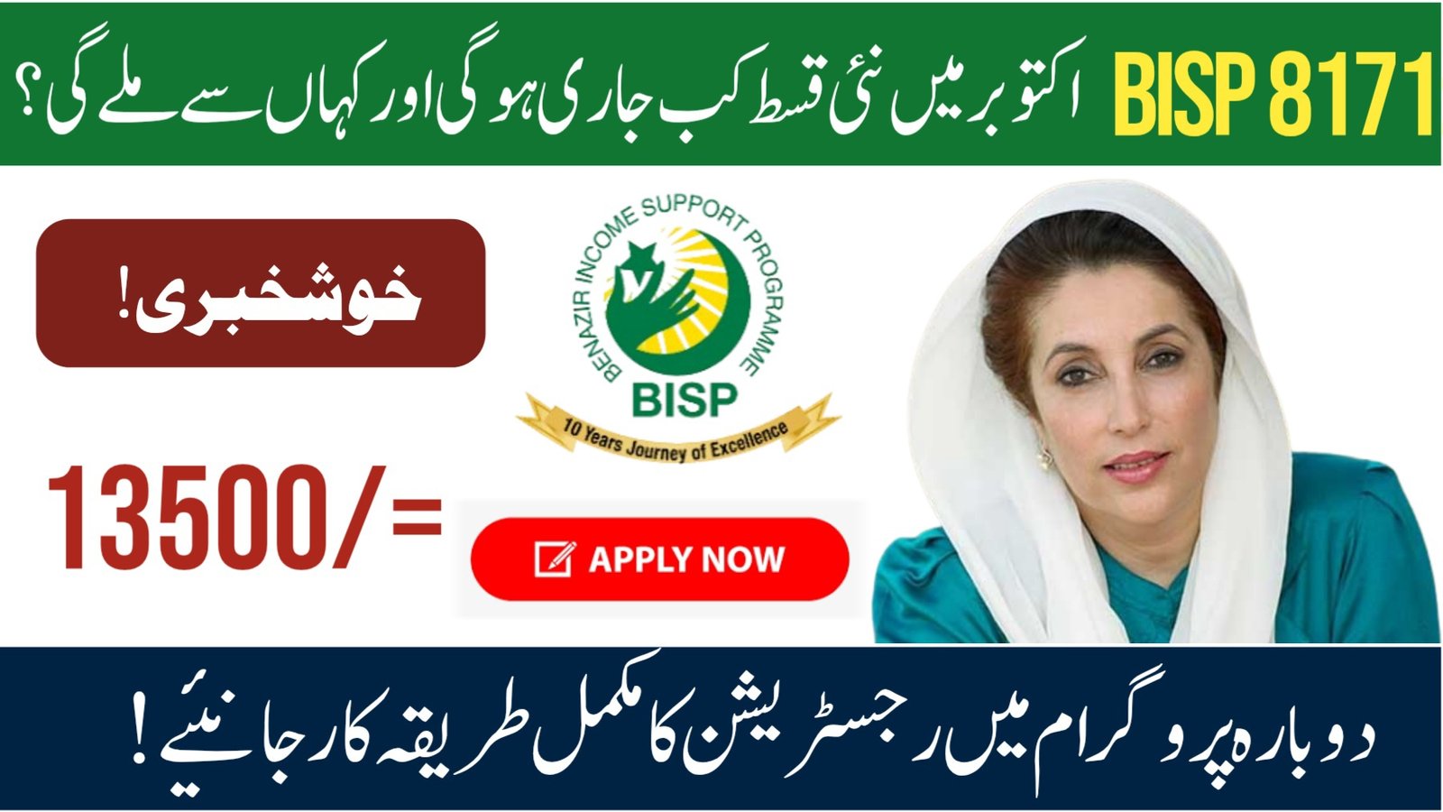 BISP October 2025 Payment Rs. 13,500